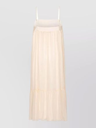 Rotate chiffon a line dress tiered skirt