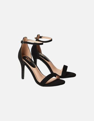 Dorothy Perkins Womens Dorothy Perkins Womens/Ladies Tyla Wide Stiletto Heel Sandals - Black - Size: 3