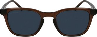 Lacoste Occhiali da sole con stampa - Marrone