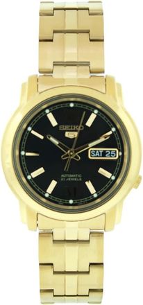 Seiko Mens Classic Black Dial Watch