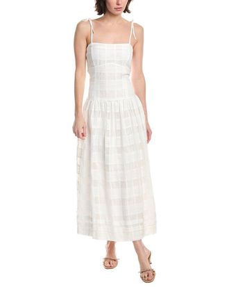 Rag & Bone Rag & Bone Presley Plaid Maxi Dress