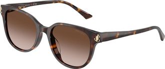 Jimmy Choo London JC5057D Asian Fit 500213 Womens Sunglasses Tortoiseshell Size 55