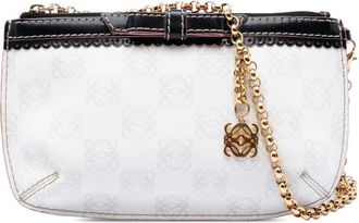 Loewe Pre-owned Loewe Anagram Coated Canvas Chain Shoulder Bag Ladies 56DCDJXCSI7J8F15