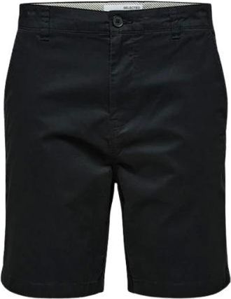 Selected Korte Broeken, Heren, Zwart, S, Casual Shorts