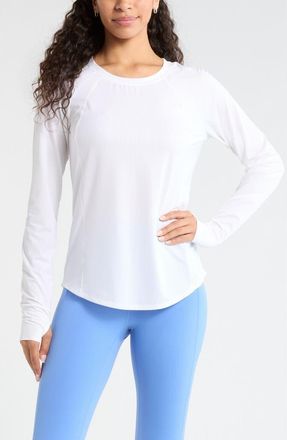 Zella Rally Mesh Top in White at Nordstrom, Size Xx-Large