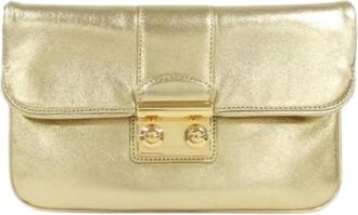 Louis Vuitton Pre-owned Clutches, female, Yellow, Size: ONE SIZE Pre-owned Vintage Clutch