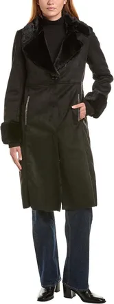 Via Spiga Notch Collar Maxi Coat