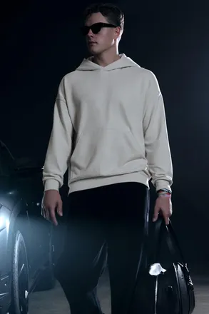 Alo | Double Take Hoodie in Bone, Size: Medium