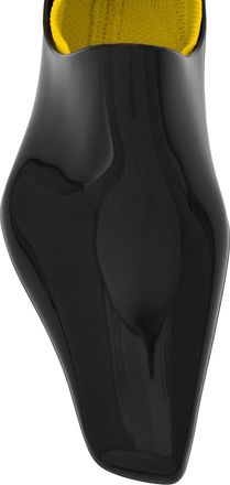 Loewe Womens Ankle Boots Emily Aqua Black Pvc