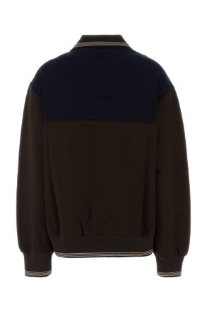Miu Miu Mjla01sooo18fx F0kgn Cacao+blu Eapavi Felpe Sweater
