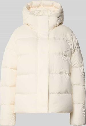 Tommy Hilfiger Slim Fit Daunenjacke mit Logo-Applikation in Weiss, Größe XL