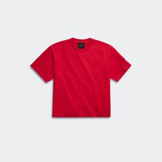 Canada Goose Roam T-shirt-Graphic (Women, Carmine Red, XL)