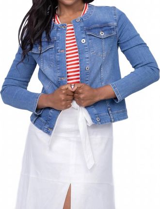 Elliott Lauren Denim Jacket In Blue