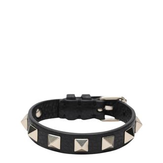 Valentino Garavani Rockstud Bracelet - female - Valentino Garavani - Bracelets - Black - ONE SIZE - Accessories