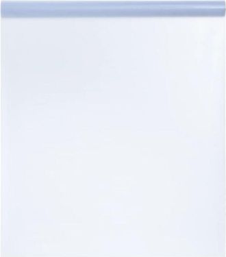 vidaXL vidaXL Pellicola Statica Smerigliata Grigio 90x2000 cm PVC