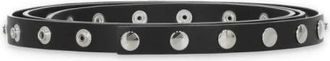 The Attico Calf Leather Belt - Dames - Riemen - Zwart - S - Leer - Accessoires