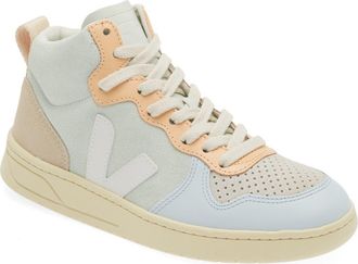 Veja V-15 Mid Top Sneaker in Jade White-Multico at Nordstrom Rack, Size 35