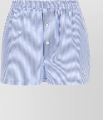 Moschino poplin knee-length shorts