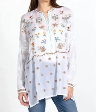 Johnny Was Sami Tunic In White
