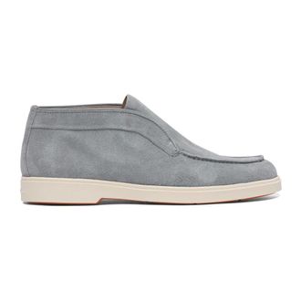 Santoni Stivaletti Slip-On in Camoscio - - Shoes - Donna - Blu - 37 EU