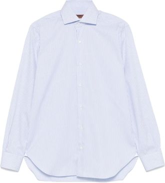 Barba Camicia a righe - Blu