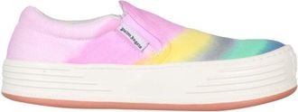 Palm Angels Suede Slip-On With Multicolor Gradient Design