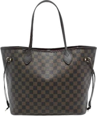 Louis Vuitton Pre-owned Tote Bags, female, Brown, Size: ONE SIZE Pre-owned Neverfull MM