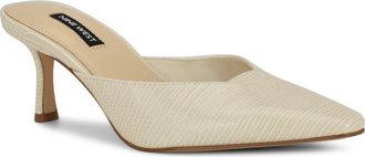 Nine West Camenla Mule in Ivory at Nordstrom, Size 10.5