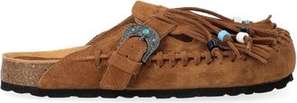 Taji Sabot Caribe - Dames - Slip ons - Bruin - 41 EU - Leer - Schoenen