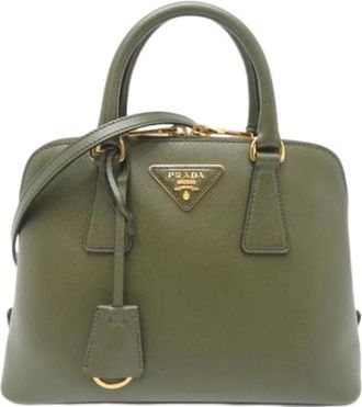 Prada Pre-owned Handbags, female, Green, Size: ONE SIZE Pre-owned Vintage Handbag
