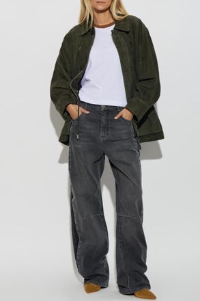 Arma Maeve Suede Jacket, Womens, Green