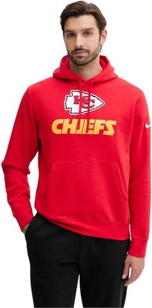 Nike Rewind Club Hoodie - Heren - Sportshirts - Rood - XL - Katoen - Fitness
