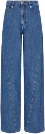 Emporio Armani J6F Relaxed-fit Jeans - Dames - Loose Fit Jeans - Blauw - W26 - Denim - Jeans