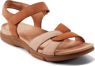 Easy Spirit Marian Ankle Strap Sandal in Medium Brown at Nordstrom, Size 5.5