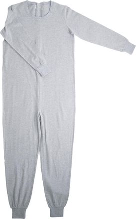 Gertex Adaptive Back-Zip Sleeper | 100% Organic Cotton | For Special Needs & Dementia, Heather Grey, XL