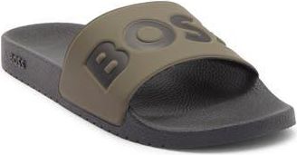 BOSS Aryeh Slide Sandal in Open Green at Nordstrom Rack, Size 13Us / 12Uk