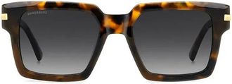Dsquared2 Zonnebrillen - Heren - Zonnebrillen - Bruin - 52 MM - Accessoires