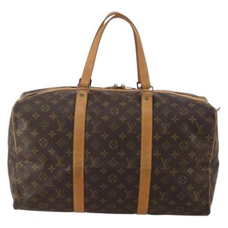 Louis Vuitton Sac Souple Monogram Canvas Brown Canvas Handbag (Pre-Owned)