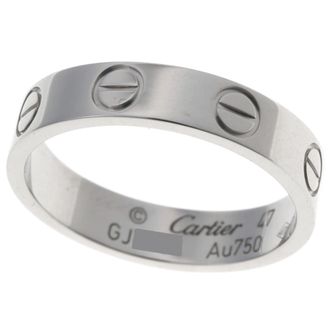 Cartier White Gold White Gold (18K) Band Ring (Pre-Owned)