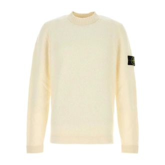 Stone Island Maglione in Filato Fantasia - - Knitwear - Uomo - Beige - L