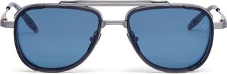 Akoni Spitzer Pilot Zonnebril - Dames - Zonnebrillen - Grijs - ONE Size - Accessoires