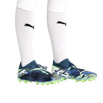 Puma Future 7 Match FG/AG Gray Skies / Puma White 107931-03 Mens