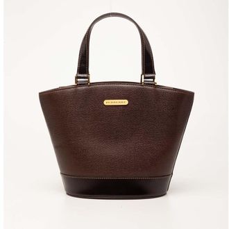 Burberry Pre-owned Burberry Leather Bucket Bag Ladies JUB6LSWLGI9J99MC