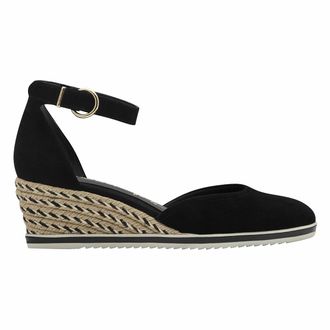 Tamaris Sandalen met sleehak, in leer