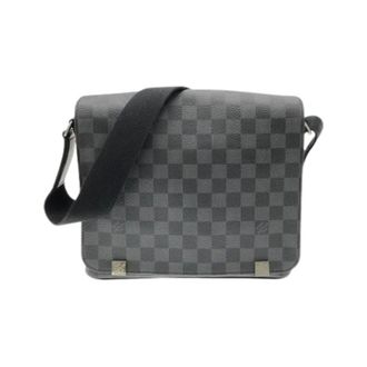 Louis Vuitton Pre-owned Cross Body Bags, female, Gray, Size: ONE SIZE Pre-owned Damier Graphite Shoulder Bag