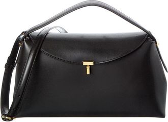 Toteme Toteme T-Lock Leather Shoulder Bag