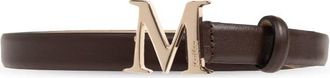 Max Mara Accessoires, Dames, Bruin, S, Leer, Mclassic 20 Leren Riem