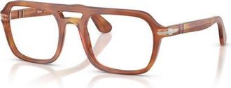 Persol 56mm Square optical glasses in Brown at Nordstrom
