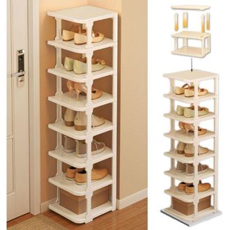 OEM Zapatero Estrecho, Zapatero De Pl&aacute;stico, Zapatero Vertical, Zapatero Vertical Delgado, Zapatero Multifuncional, Estante De Almacenamiento Para Colgar 