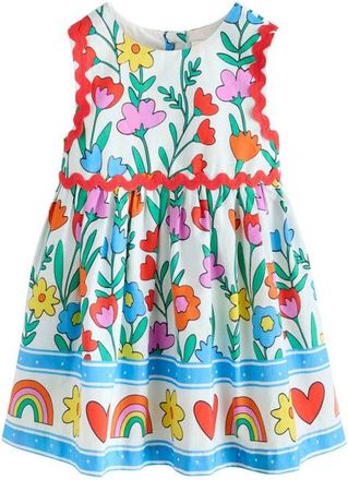 Next Kids Bright Floral Rickrack Dress in Multi at Nordstrom, Size 1.5-2Y